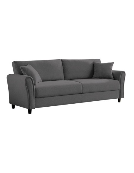 BRITAIN 3-Seater Sofa Grey Fabric