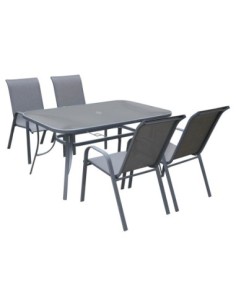 RIO Set (Table 120x70cm+4... 2