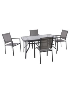 LANSON Set (Table 120x70+4... 2