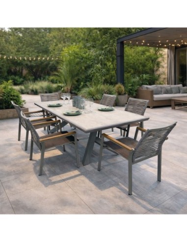 SIERRA Set (Table 210x97cm+6...