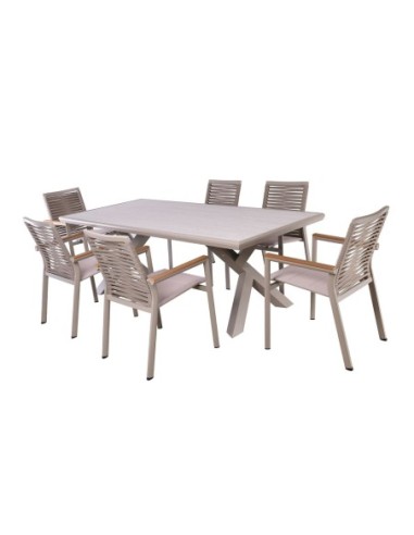 SIERRA Set (Table 210x97cm+6...