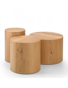 Τραπεζάκι Σαλονιού WOODY CIRCLE Komfy by Sofa Company