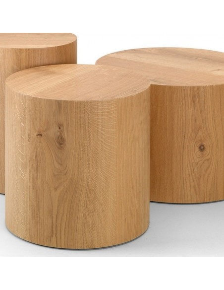 Τραπεζάκι Σαλονιού WOODY CIRCLE Komfy by Sofa Company