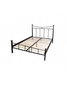 A3001 Double Metallic Bed for mattress 150x200cm Artline