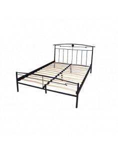 Α3002 Double Metallic Bed for mattress 150x200cm Artline