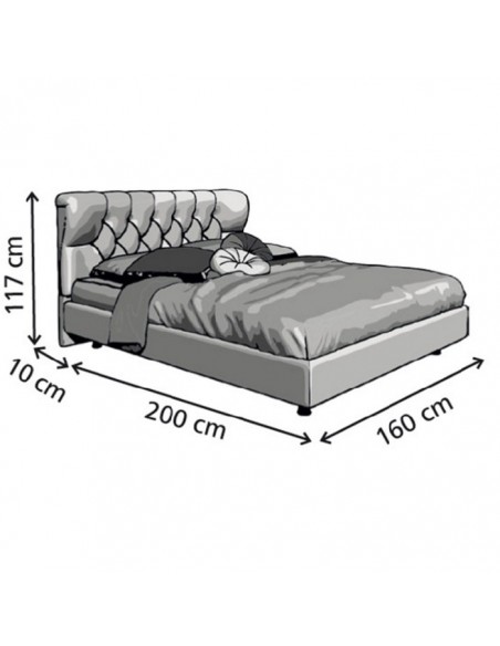 LONDON Bed Media Strom