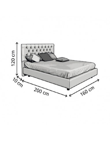 Κρεβάτι MONACO Media Strom