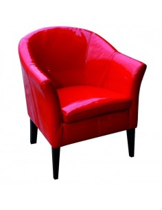 R1004 Red Armchair Artline