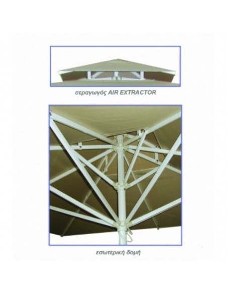 Ομπρέλα Αλουμινίου Βαρέως Τύπου RA4000 Artline