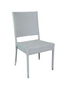 Καρέκλα W3001 Wicker-Αλουμίνιο Artline
