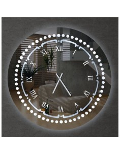 Ν10 Mirror - Clock by PL Mirrors