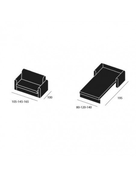 Καναπές - Κρεβάτι CHARISMA Formlab