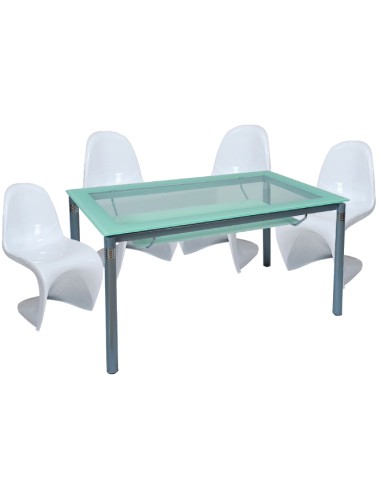 Set ART289 Table + 4 Chairs Artline