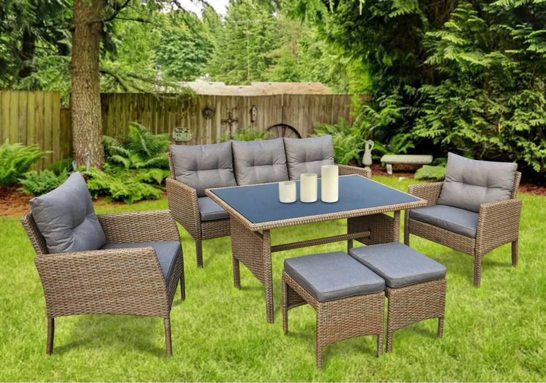 Διακόσμηση Εξωτερικού Χώρου. Σετ Σαλόνι California. Artline Έπιπλα Άργος.