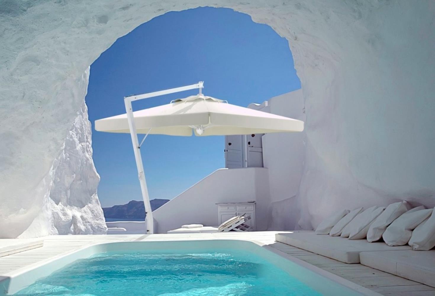 Διακόσμηση Εξωτερικού Χώρου. Ομπρέλα Κρεμαστή. Artline Έπιπλα Άργος.