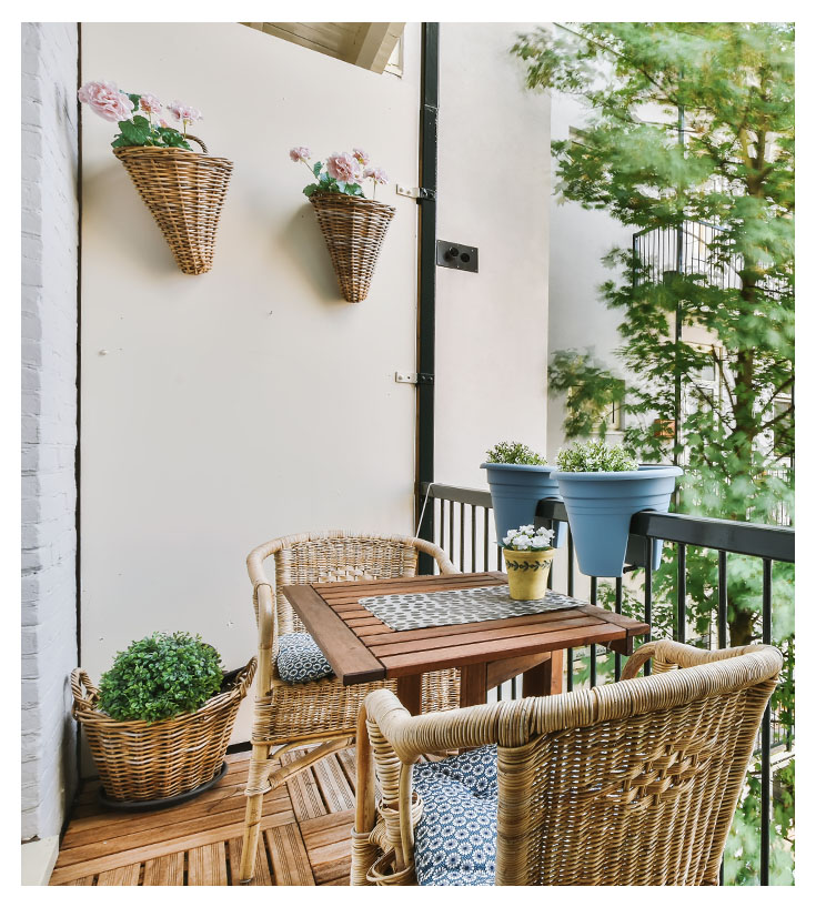 Έπιπλα εξωτερικού χώρου για μικρά μπαλκόνια | Artline | Έπιπλα Άργος